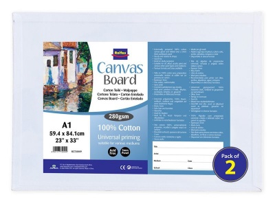 Photo of Rolfes Canvas Boards A1 - Pack of 2