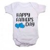 Qtees Africa happy Fathers Day Boy Baby Grow Photo