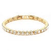 Civetta Spark tennis bracelet with Clear Swarovski® crystal Rosegold