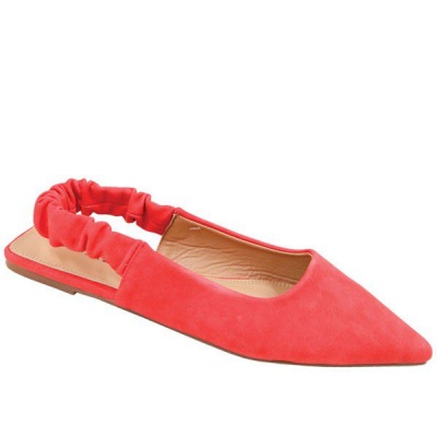 Photo of Ladies Pointy Pump Tomato Red