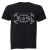 Mr & Mrs - Adults - T-Shirt - Black Photo