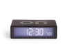 Lexon Flip Clock 2 LCD Alarm Clock Dark Wood Photo
