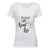 Rockin the Aunt Life! - Ladies - T-Shirt - White Photo