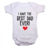 Qtees Africa Best Dad Ever Baby Grow Photo