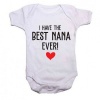 Qtees Africa Best Nana Ever Baby Grow Photo