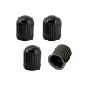 Tyre Valve Caps Black Photo