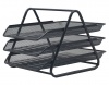 SDS: M700 Wire Mesh Metal Desk Letter Tray Set - 3-Tier Photo