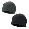 Beanie Fleece Grey & Black Photo