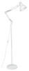 Bright Star Lighting Metal Floor Lamp With Movable Arms In White