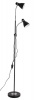Bright Star Lighting - Black Metal And Polished Chrome Floor Lamp Photo