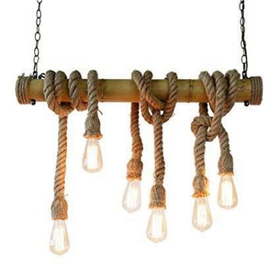 Bamboo Rope chandelier