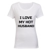 I Love my HOT Husband! - Ladies - T-Shirt - White Photo