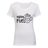 Mom Fuel - Coffee! - Ladies - T-Shirt - White Photo