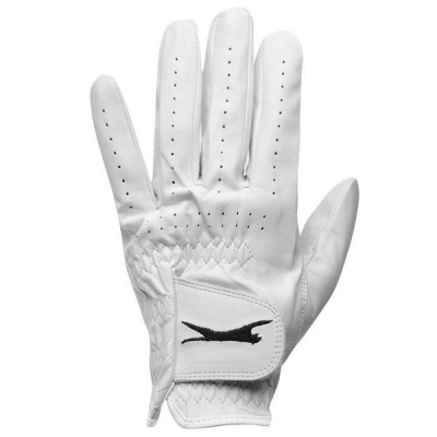 Photo of Slazenger Men's V500 Leather Golf Glove - White