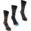 Pierre Cardin Men's 3 Pack Fashion Socks - Navy Stripe Photo