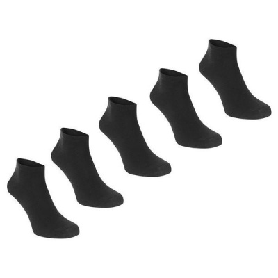 Slazenger Slazenge Mens 5 Pack Trainer Socks Dark Asst 12