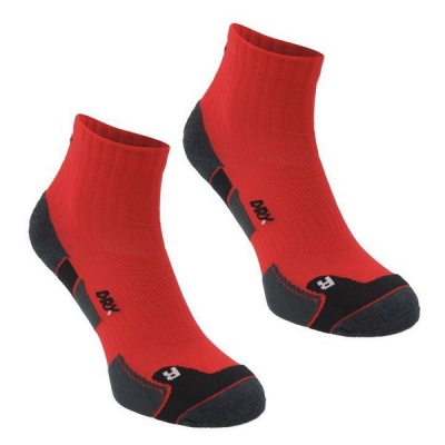 Photo of Karrimor Men's Dri Skin 2 Pack Running Socks - Red - 7-11