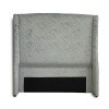 Double Headboard Blue in the Finest Fabric Photo
