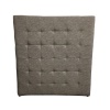 Double Headboard Brown in the Finest Fabric Photo