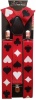 Katty House - Suspenders - Red with Black & White Poker Theme Photo