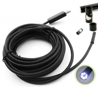 Photo of 7mm 6 LED USB Waterproof Inspection EndoScope Wire Camera