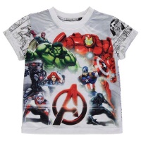 Character Boys Short Sleeve T Shirt Avengers