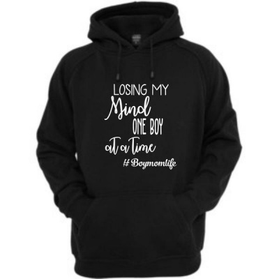 Qtees Africa Losing my mind one boy at a time Hoodie