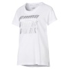 Puma Women's Modern Sports Graphic Short Sleeve T-Shirt - White Photo