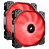 Corsair AF140 LED 140mm 2 Fan Pack - Red Photo