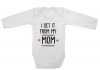 Qtees Africa I get it from my Mom LS baby grow Photo