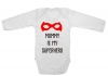 Qtees Africa Mommy's My Superhero LS baby grow Photo