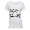 Gym Now - Tacos Later - Ladies - T-Shirt - White Photo