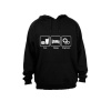Eat. Sleep. Engineer - Hoodie - Black Photo
