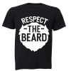 Respect the Beard - Adults - T-Shirt - Black Photo