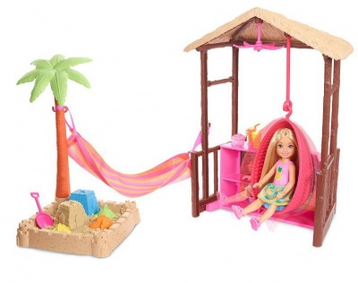 Barbie Chelsea Tiki Hut Playset
