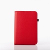 Tuff-Luv UNI-View Rotating Case for 7" Tablet - Universal - Fits any 7" Tablet - Red Photo