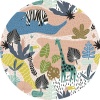 Waltex Kiddies Round Dino Park Rug Photo