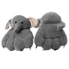 Kiddies Plush Animal Character Gloves- Grey Photo