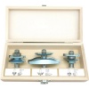 Sommerfield Raised Panel Set 3 pieces 1/2" Shank Wooden Box Photo