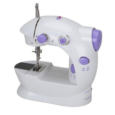 Photo of Portable Sewing Machine - White & Purple