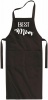 Qtees Africa Best Mom Black Apron Photo