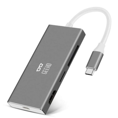 Photo of Geekd 7-in-1 USB-C Hub - Space Grey