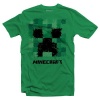 Minecraft: Splatter Creeper Youth T-Shirt- Green Console Photo