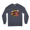 Fortnite: Durrr Burger Mens Long Sleeve- Navy Photo