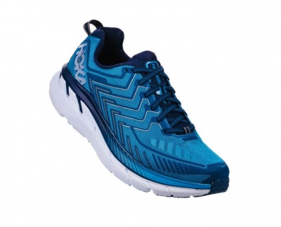 Photo of Hoka One One Men's Clifton 4 Road Running Shoes - Diva Blue True Blue