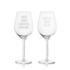 2 Pack Wine Glasses - With Sayings Sip/Sweats Photo