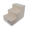 Woof Stairs 3-Step Dog Steps - Cream Photo