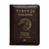 Wakanda Passport Wallet with RFID Protection - Coffee Photo