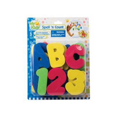Bath and Shower Foam Letters Numbers