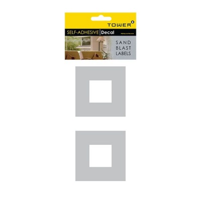 Photo of Tower: Squares Window Decal